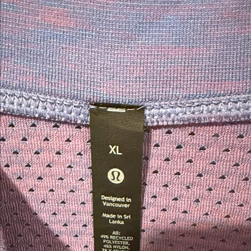 Lululemon Metal Vent Tech Midweight Half Zip‎ XL